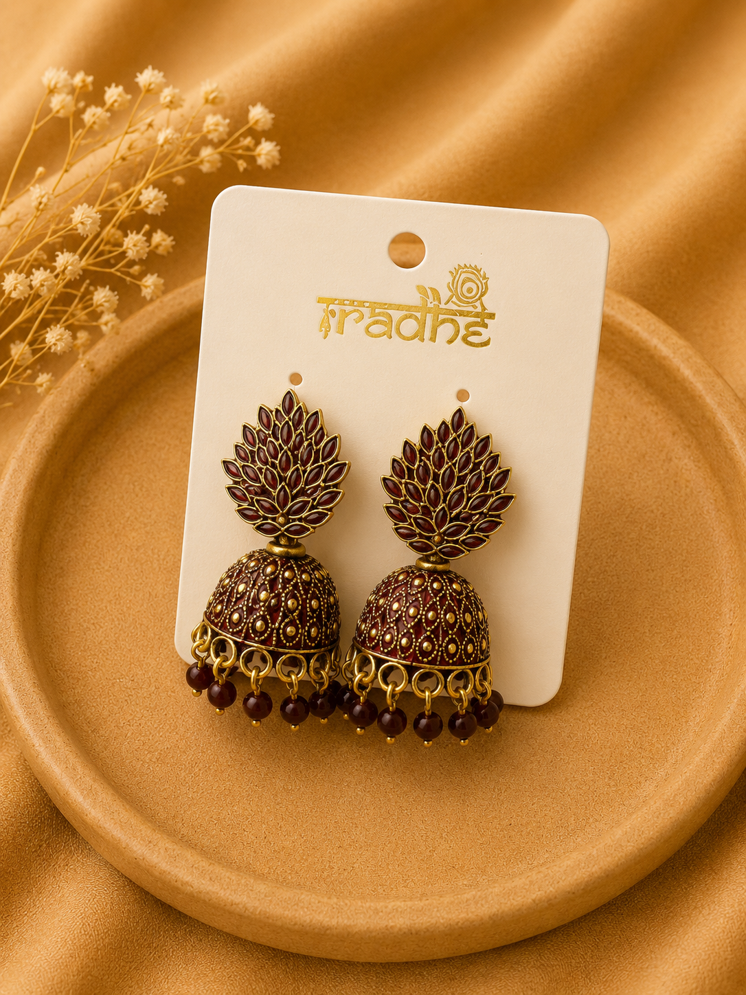 Lotus Royale Jhumkas