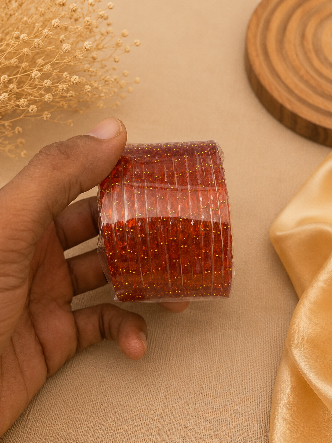 Elegant Crystal Cut Bangles Collection