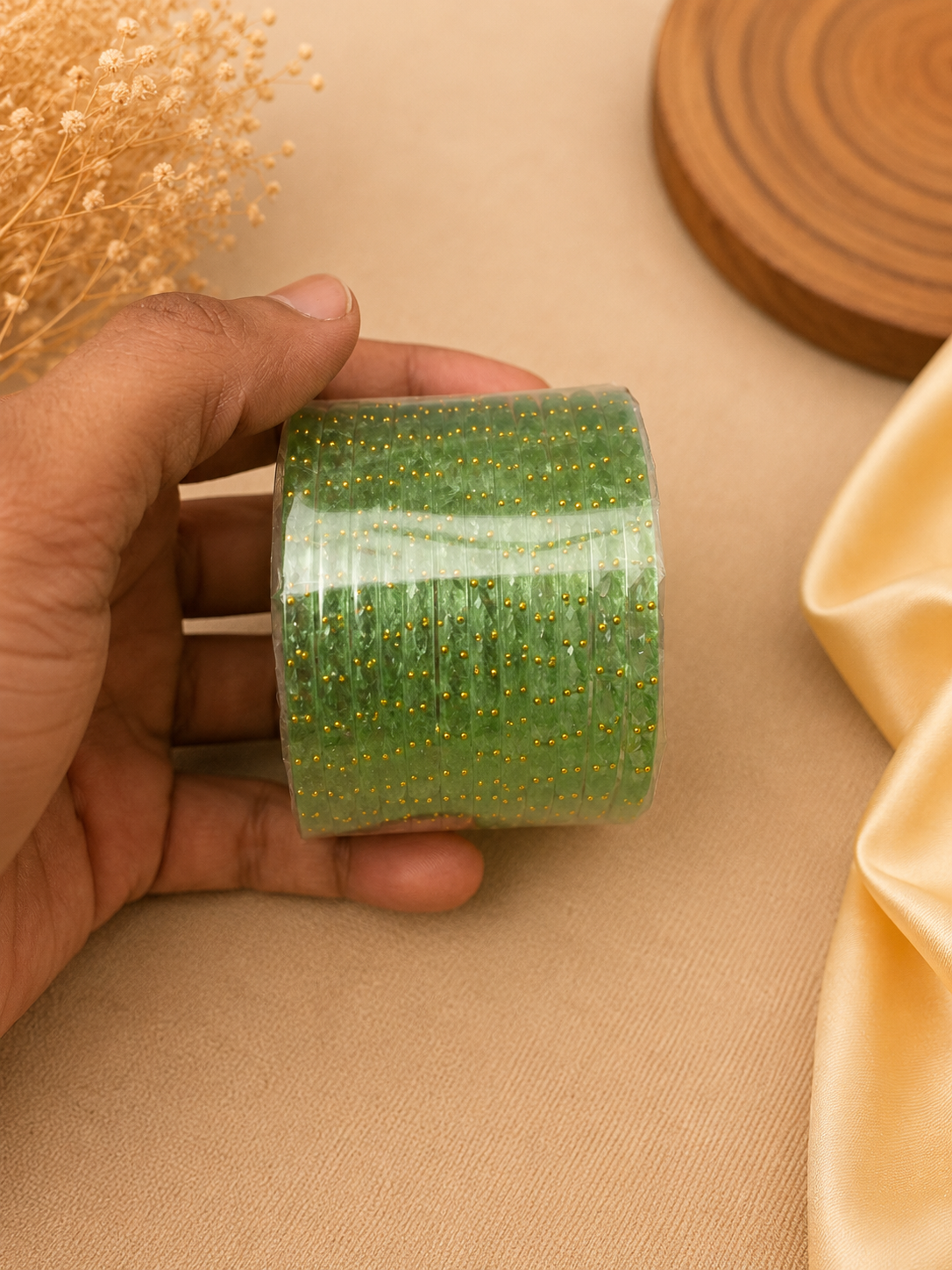 Elegant Crystal Cut Bangles Collection